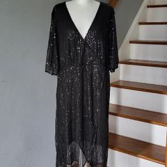 CurveWow black sequin dress, Size 26-28, BNWT