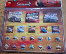 Disney Pixar Cars 3d stickers