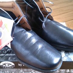 Genuine Leather Boots (Black)  BNWT