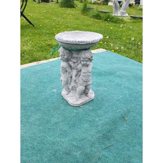 Bird Bath Ornate Cherub GL-BB031