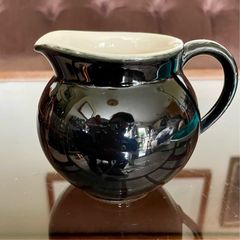 Vintage Aluminia Denmark Susanne Confetti  Small Jug Coffee Creamer