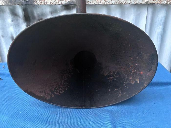 Old gramophone horn