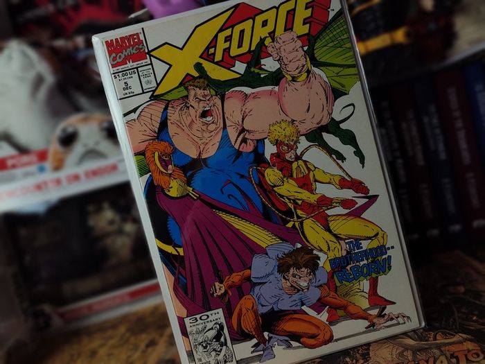 X-force ! Issue #5 ! 4th Appearance of Deadpool (Wade Wilson) ! First Printing ! 1991 ! by Marvel !