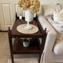 Antique oak sidetable Image 8