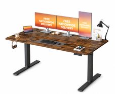 Electric Desk Height Adjustable Standing Desk 160 x 80 cm