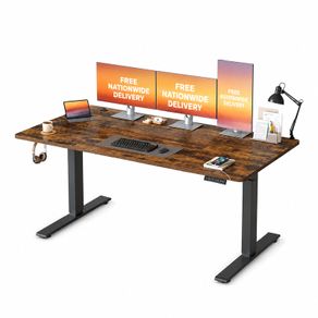 Electric Desk Height Adjustable Standing Desk 160 x 80 cm