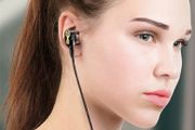 1 Pc Dual-Dynamic 3.5mm Noise Isolation sports earphones with microphone