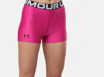 BNWT Under Armour pink Compression Mid Rise shorts size L UK14 EU42 Postage included