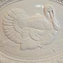 Large Portuguese Turkey Platter  made exclusively for the American company Himark Image 4