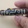 Antique Style Vintage Himalayan 9 Eyes Agate Dzi Bead Pendant Necklace Image 10