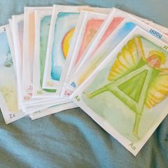 Laminated Waldorf Alphabet Cards