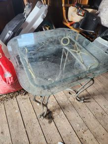 glass table