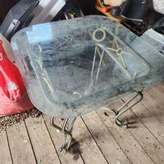 glass table