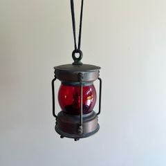 Antique Copper Ships Lamp