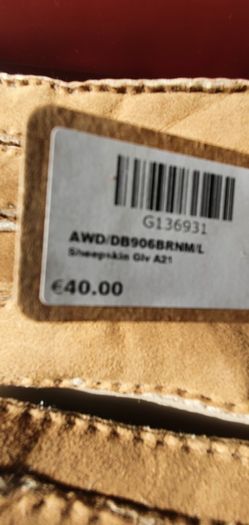 Ashwood Kilkenny design fine leather gloves M/L, S/M