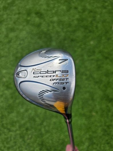 King Cobra ladies golf clubs. Right Hand 3 wood, 7 wood, pitching wedge, 9 iron and 8 iron.