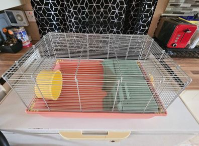3 hamster cages
