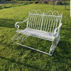 Rocking Bench Double Straight D3342
