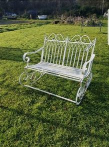 Rocking Bench Double  Straight D3342