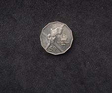 Rare 2000 Australian 50 Cent Coin - Royal Visit - (Gottwald Obverse)