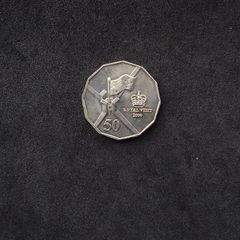 Rare 2000 Australian 50 Cent Coin - Royal Visit - (Gottwald Obverse)