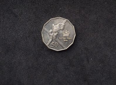 Rare 2000 Australian 50 Cent Coin - Royal Visit - (Gottwald Obverse)