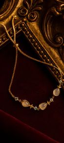 gold gem bracelet