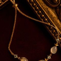 gold gem bracelet