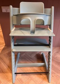 Tripp Trapp High Chair with matching baby set and fabrics