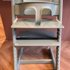 Tripp Trapp High Chair with matching baby set and fabrics