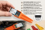 M.2 NVMe SSD Extension Adapter - 2230 / 2242 / 2260 to 2280 Form Factor Bracket - Short M2 Drive Extender For Laptops &amp; Desktops
