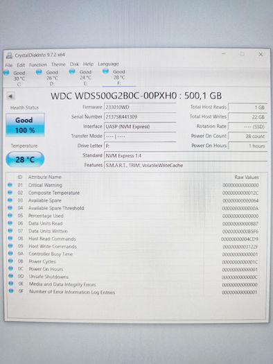 Brand new box Western Digital WD Blue SN550 500GB NVMe Internal SSD