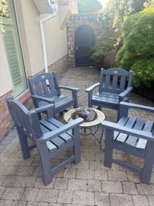Wooden garden furniture