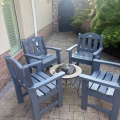 Wooden garden furniture