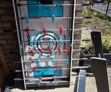 Fooseball table game