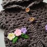 handmade baby sleeveless hoodie Image 2