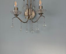 2 x wall lights and 2 x ceiling lights, silver in colour100 each for ceiling lights and 50 each for wall lights