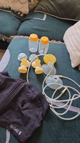 Medela breast pump accessories and bra