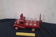 Fire truck bottle holder and glasses postage possible