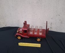Fire truck bottle holder and glasses postage possible