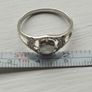 Vintage 925 sterling silver ring with moonstone. Image 8