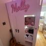 Teen/Kids Loft Bed with Desk and Wardrobe  White Image 3