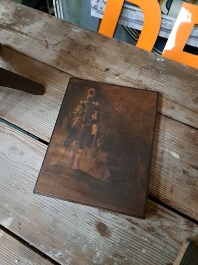 Vintage Military Printing Blocks