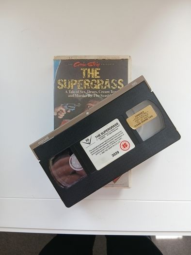 The Supergrass Film On A High Quality MAXELL Tape Ex Rental.