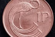 Ireland - 1996 - 1 Penny - 1p - Bird - KM.20a - UNC - 02712