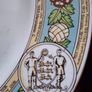 Soccer Fans A Rare !  Vintage Elizbethan Fine BONE China Plate 10.5 ins  100th  Football Final Manchester City  v Tottenham  Hotspur  9th May 1981 Commemorative Lpate Programmes lunches Banquet Details  TEAM winners over the years Image 6
