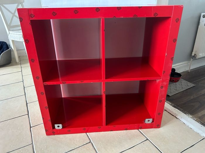 Red High Gloss Ikea Kallax
