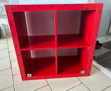 Red High Gloss Ikea Kallax