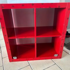 Red High Gloss Ikea Kallax