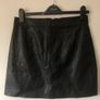 Mango faux leather skirt size M Image 3